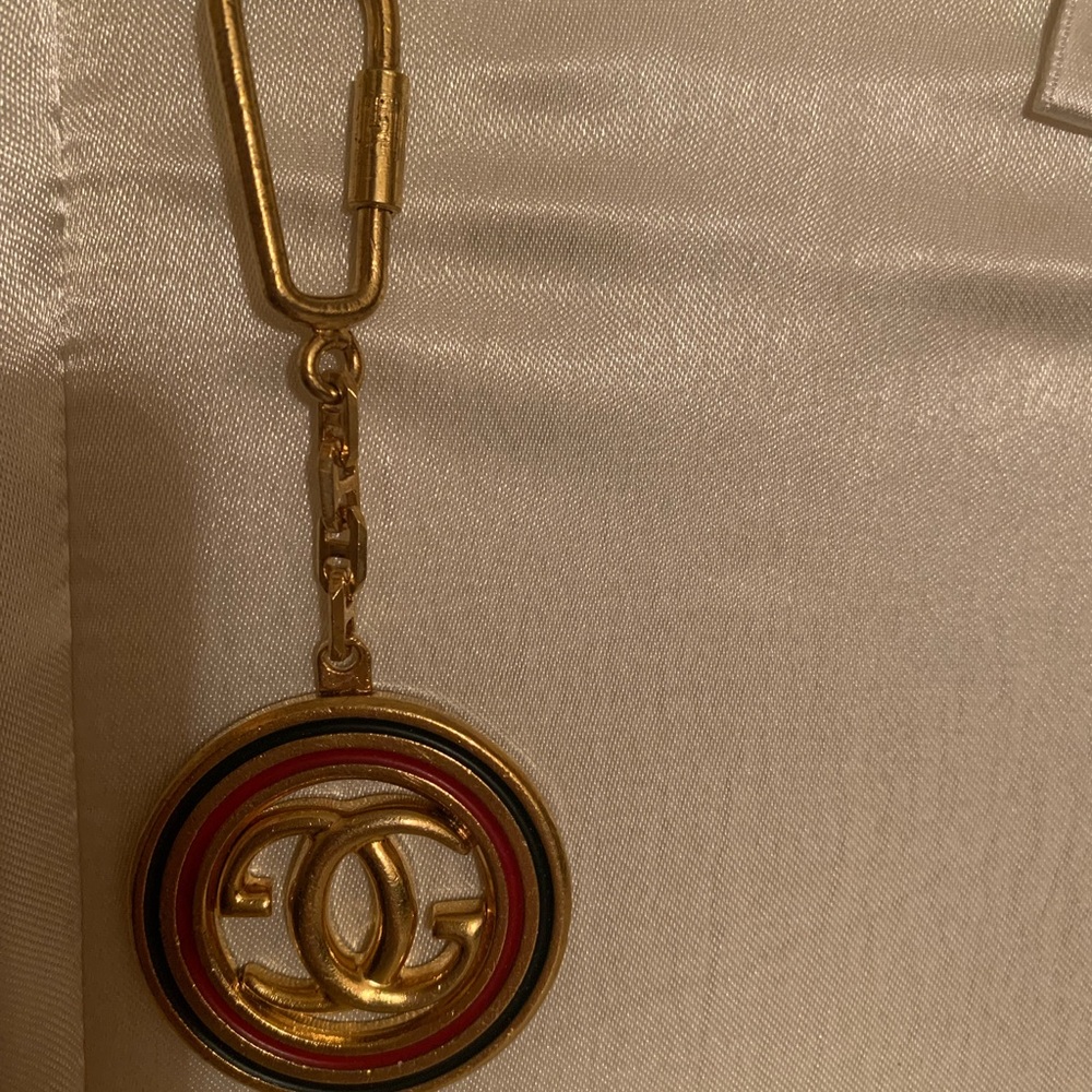 Authentic Gucci Gg Monogram Keychain Vintage - image 6